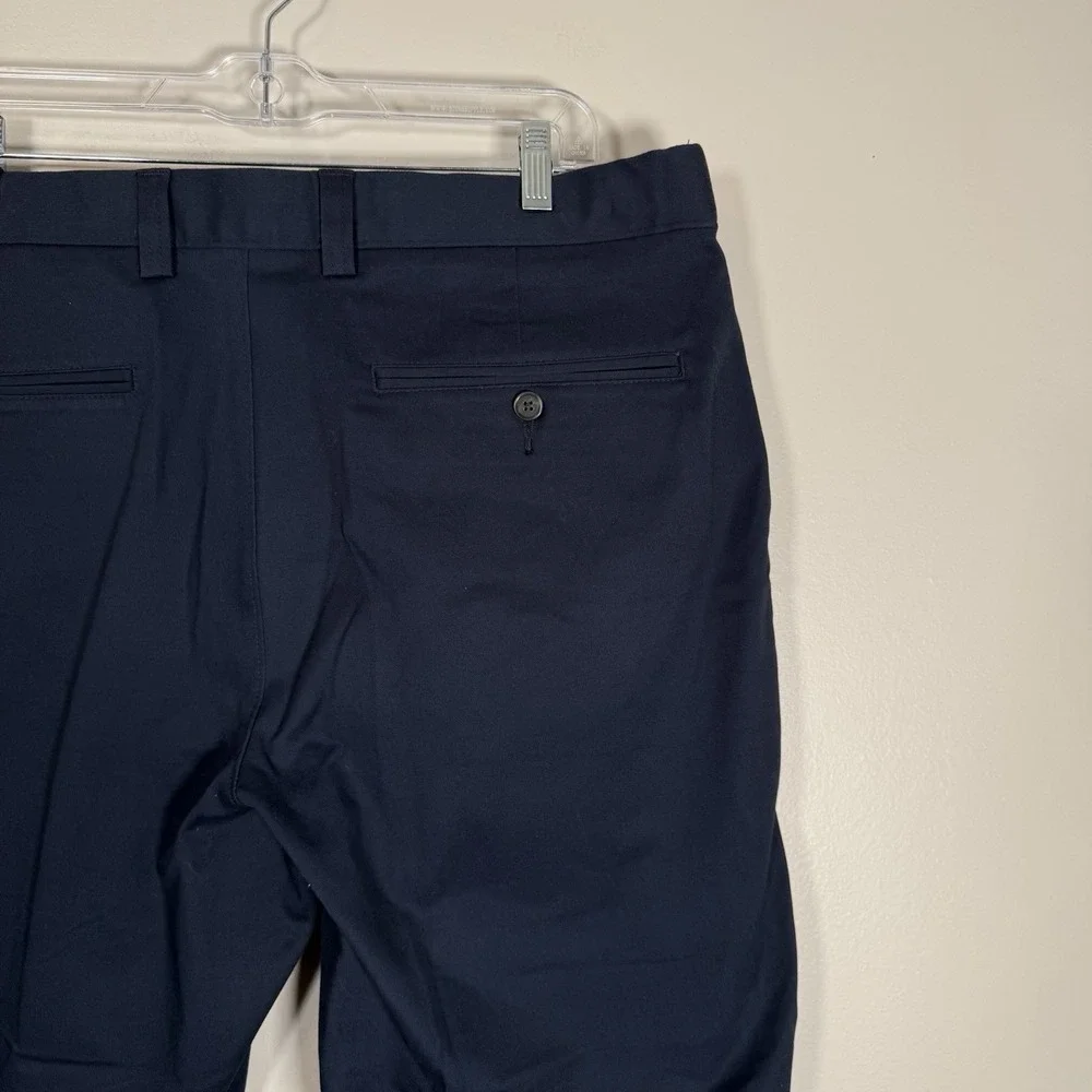 Duluth Trading Co Pants Mens 38x29 Blue Class Act‎ Standard Fit No Iron